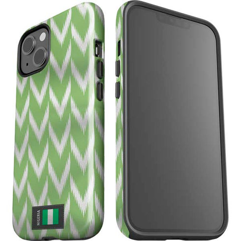Nigeria Soccer Flag iPhone 14 Plus Impact Case